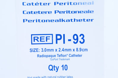 Teleflex PI-93 TAUT Intaducer Peritoneal Cath. 3.0mm x 2.4mm x 8.9cm